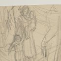 Killing of a woman 1934 pencil 21.2x14.5 collection of the Tel-Aviv Museum of Art